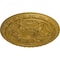 Ekena Millwork Baile Ceiling Medallion (Fits Canopies up to 3 1/4"), Hand-Painted Pharaohs Gold, 20"OD x 1 5/8"P CM20BLPGS - alternate 5